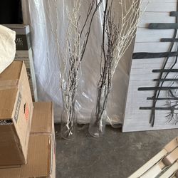 Tall Glass Vases