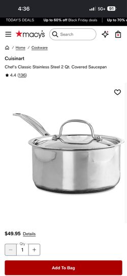 Cuisinart 2Qt. Saucepan with Cover NEW