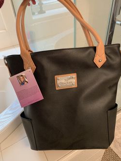 NEW large black tote