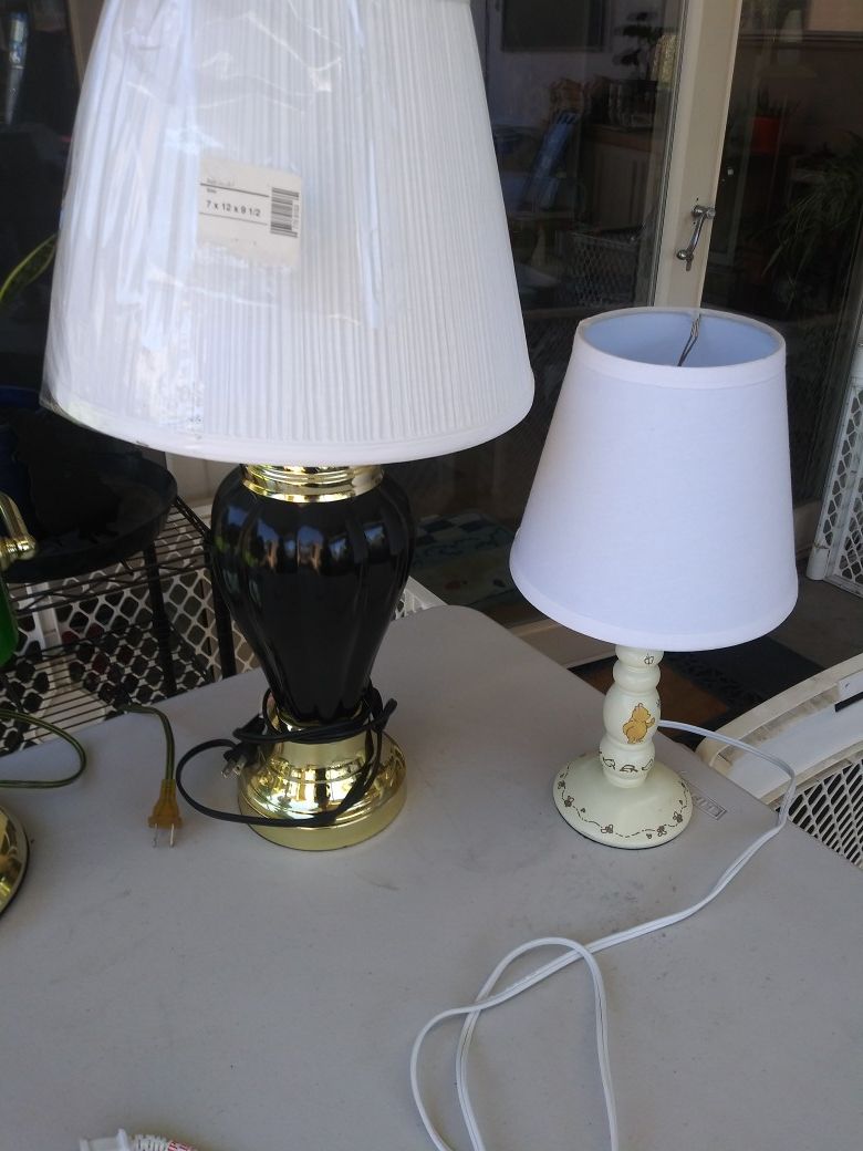 Lamps for sale 5.00 each