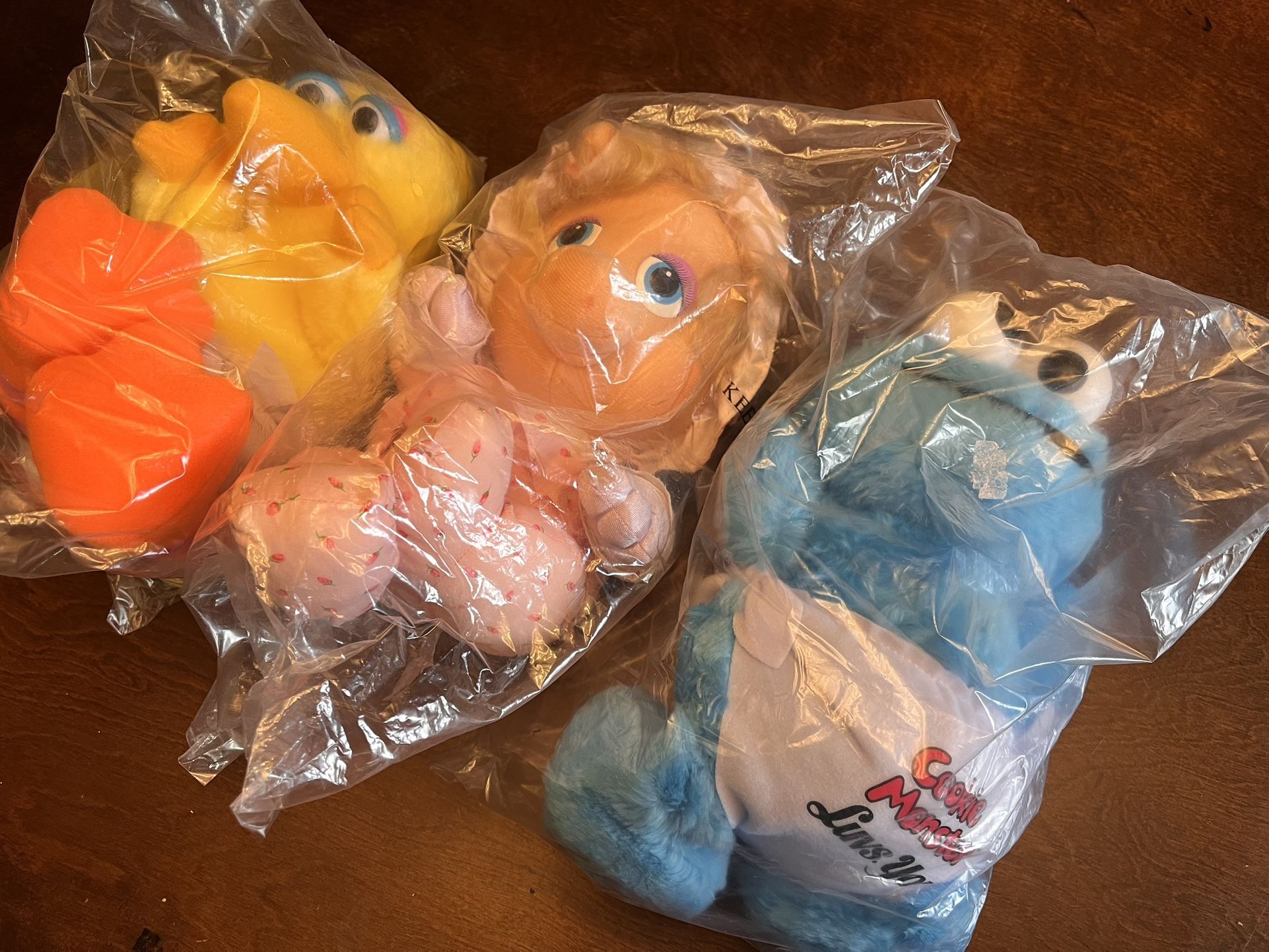 Set of 3 1984 Muppet Babies