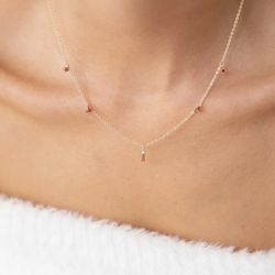 Llume Cierra Red Necklace