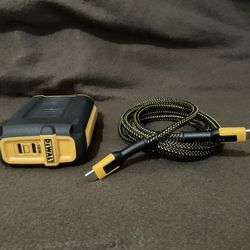 100watt Lightning Charger for laptops ipad and phones...super fast charges in minutes. Dewlt rugged brand