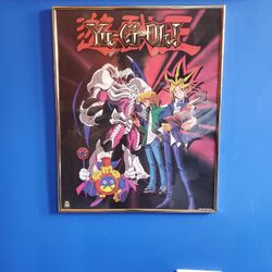 Framed Yu-Gi-Oh! poster 