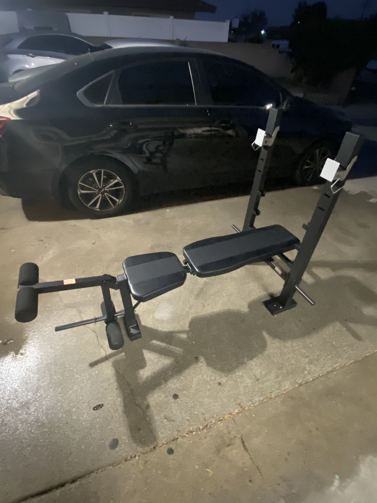 Weight Rack And Bench