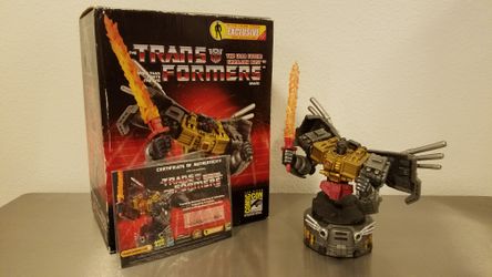 RARE Exclusive SDCC Transformers Grimlock Bust ** PRICED TO SELL **
