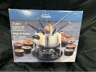 Vintage fondue set