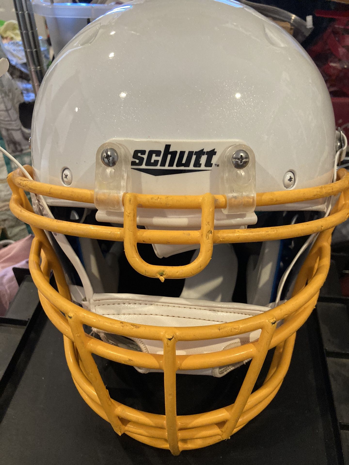 customized visors football helmets NXTRND VZR1® Clear Visor Gold Rush full-size authentic Color:White - Clear Visor Player_Sauce Gardner