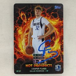 Cooper Flagg On Card Autograph (Read Description For Card/Auto Details)