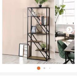 Homy Casa Metal Accent Cabinet/Bookcase