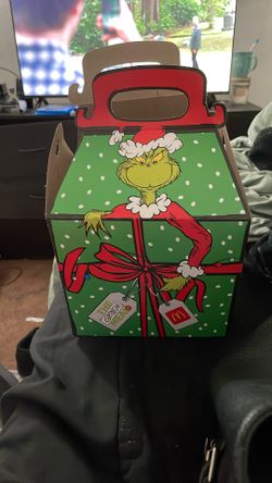 Grinch Happy Meal Empty Box