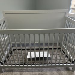 Crib And Changing Table