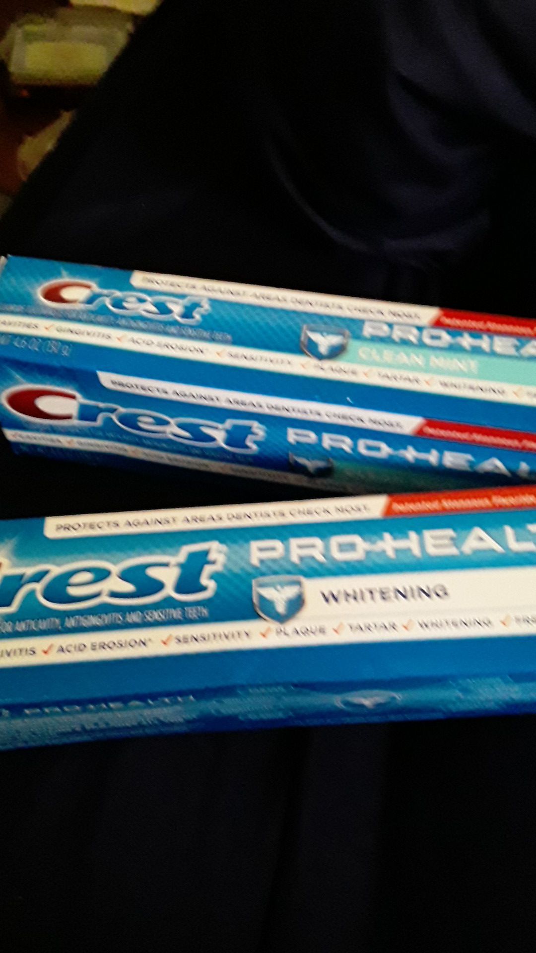 Crest pro health clean mint / whitenig