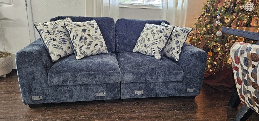 Navy Sofa