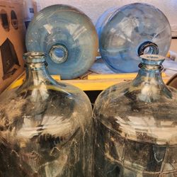 Vintage Glass  Water Bottle 