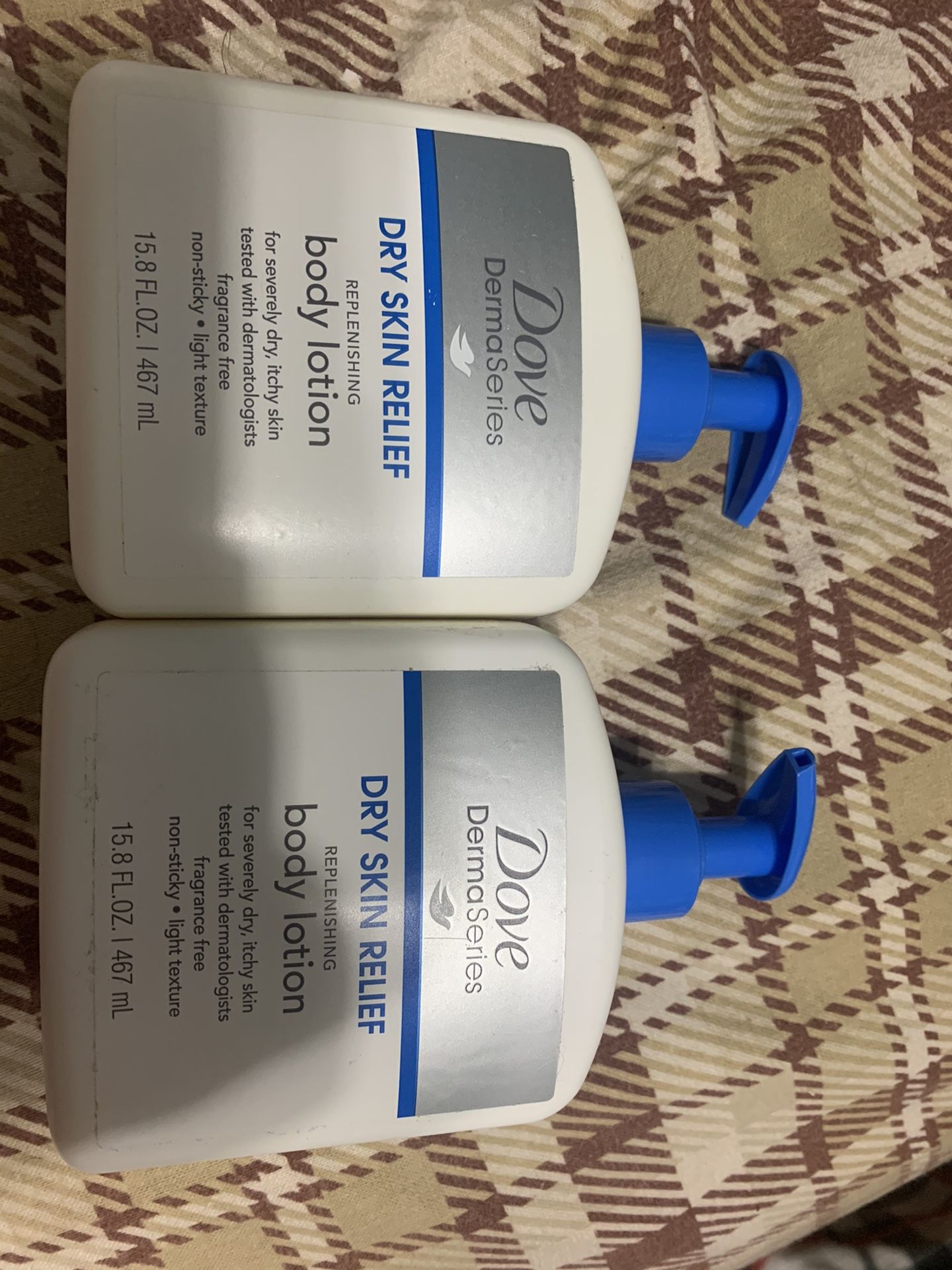 Dove Fragrance Free Body Lotion for Very Dry Skin 15.8 oz