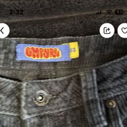 Black empire, corduroy pants size 32