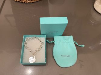 Authentic Tiffany & Co Heart Tag Toggle Charm Bracelet