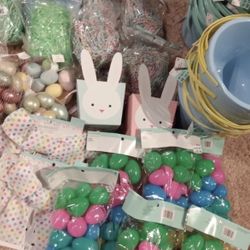 NEW Easter Baskets, Eggs, Decorations 