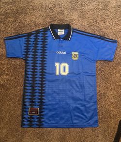 Argentina 1994 Messi Away Retro Jersey Size XL