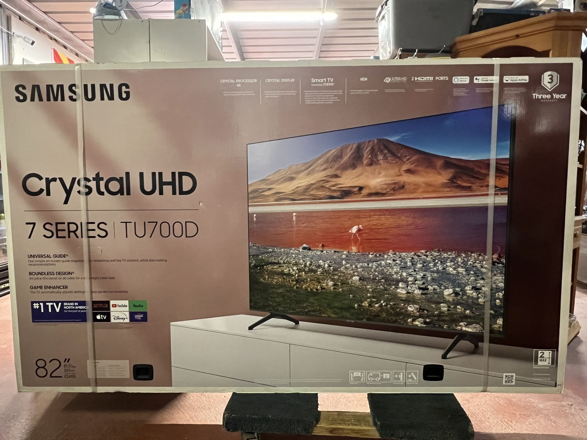 82” Samsung Smart 4K TV