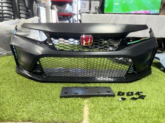 22 -26 civic Type R Style Front Bumper Cover Complete new in stock fit all models