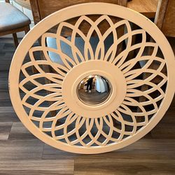 Large 24" Modern Boho Cutout Wall Mirror - Excellent Condition