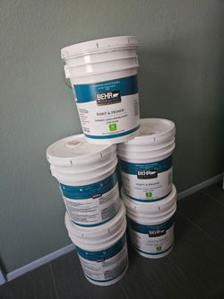 Paint, 5 buckets of paint. New