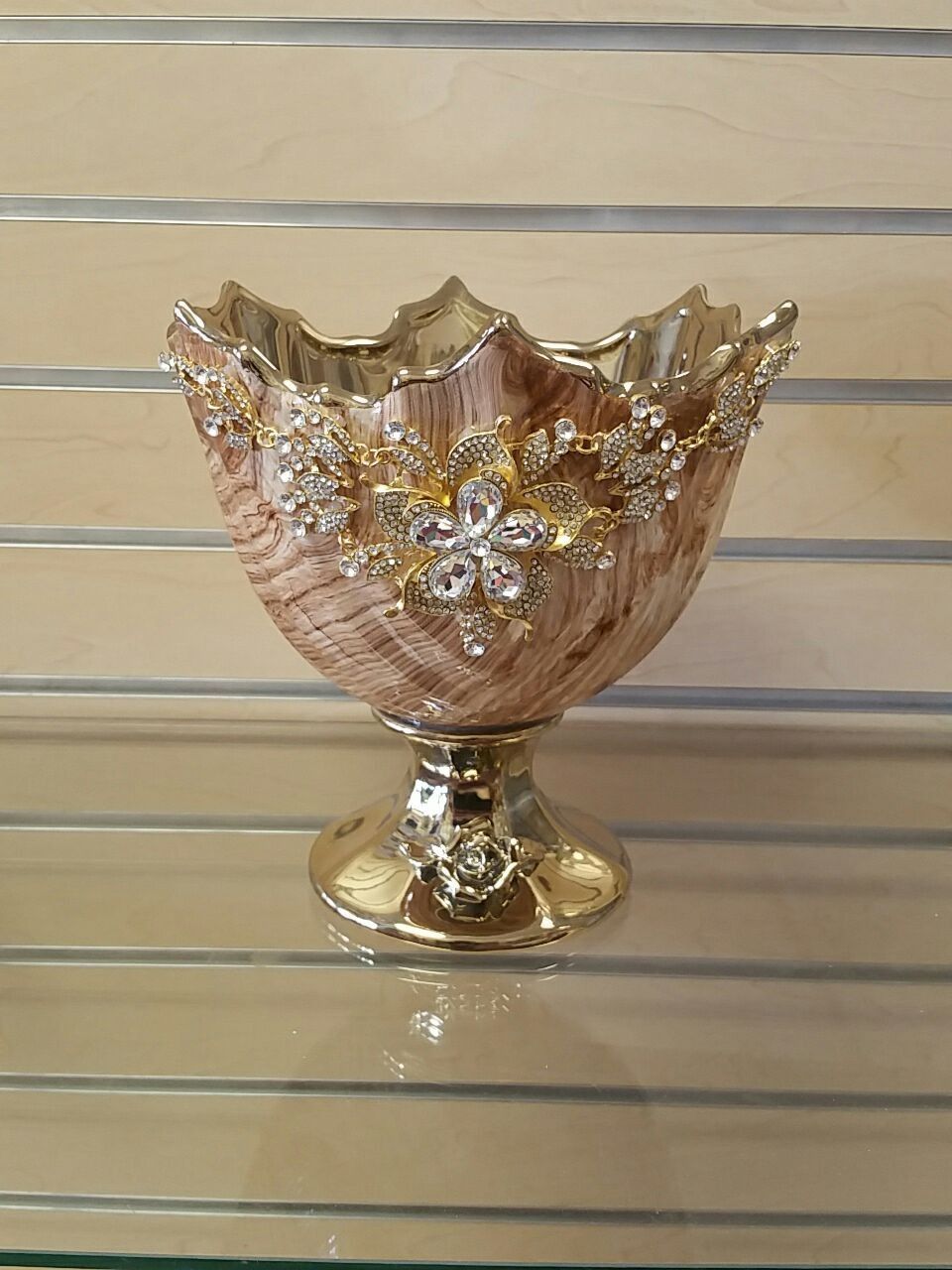 Vase _ Decor / Candy / Fruits ( NEW ) gold