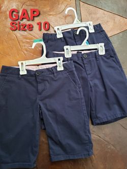 GAP uniform shorts girls 10