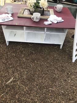 Rustic coffee table