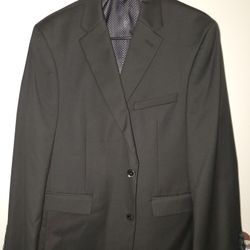 Van Heusen  cool flex slim fit black suit jacket 42s 