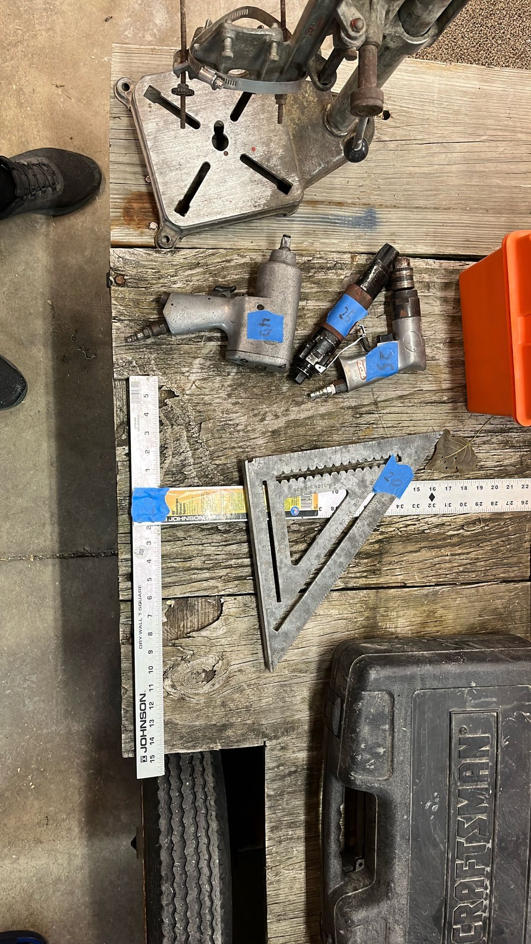 Power Tools With Measuring Tape