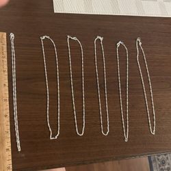 925 Silver Necklaces 