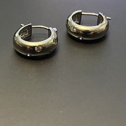 .925 Silver Hoops