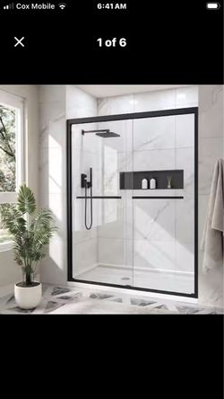44 in. - 48 in. W x 72 in. H Double Sliding Framed Shower Door