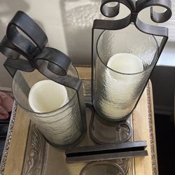 Candle Wall-Mounted Pillar Lanterns Thumbnail