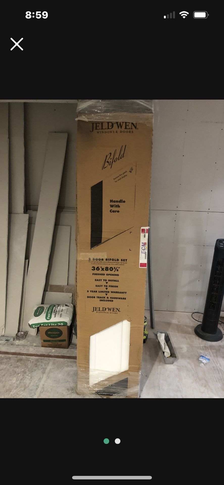 By Fold  Door. ONE LEFT