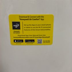 Dehumidifier, Honeywell Open Box Dehumidifier 