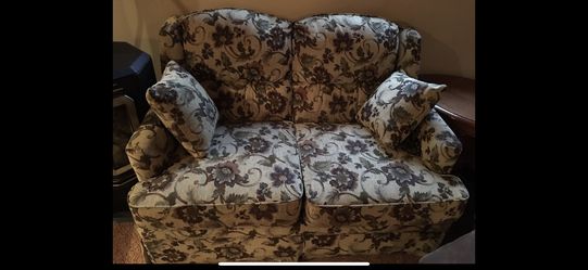Love Seat With Matching Chair
