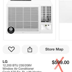 LG Heating And Cooling Window A/C