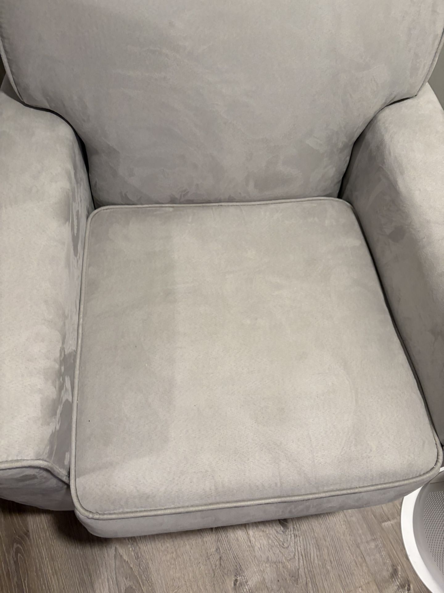 Pottery Barn, Light, Gray Rocking Chair