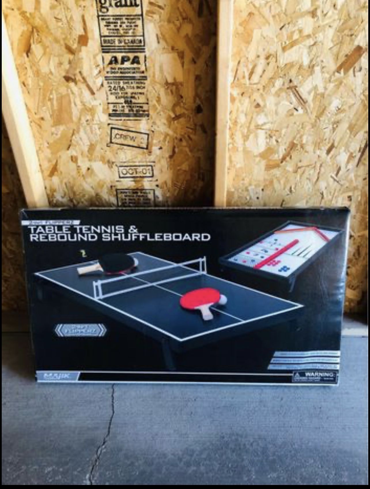 2 In 1 Flippers Table Tennis And Rebound Shuffle Board