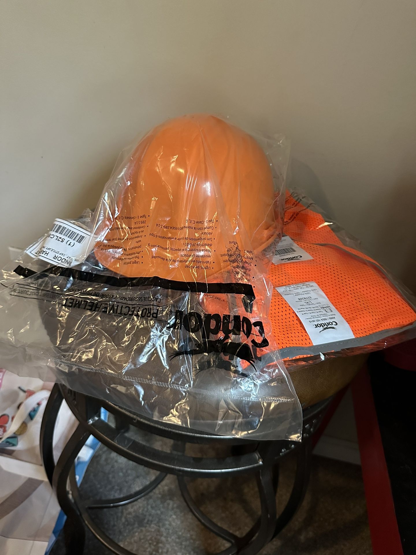 Hard Hat And Vest Set