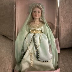 Porcelain Doll New In Box-1