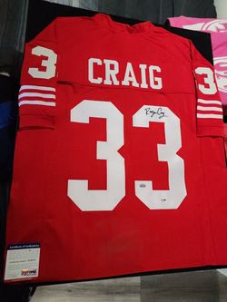 Roger Craig #33 Signed 49ers Jersey PSA/DNA