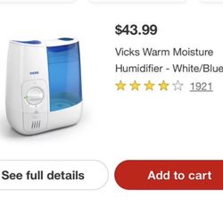 Vicks Warm Moisture Humidifier