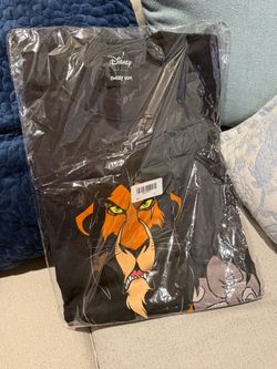 Disney Bobby Kim Scar The Lion King Black T-Shirt Size XL