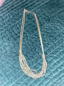 Beautiful silver necklace