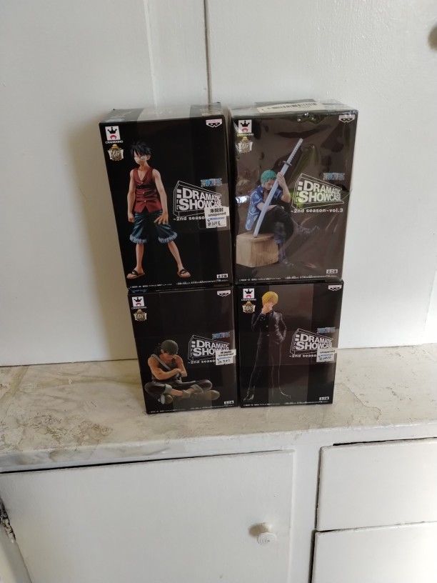 One Piece Dramatic Showcase 2nd Season Volume 3 Luffy Usop Zoro Sanji Nami Anime Figures